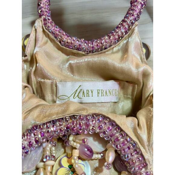 Vintage Mary Frances Beaded Floral Bucket Bag - Picture 5 of 9